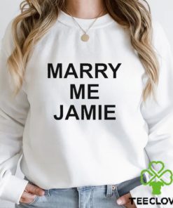 Awesome marry me jamie shirt