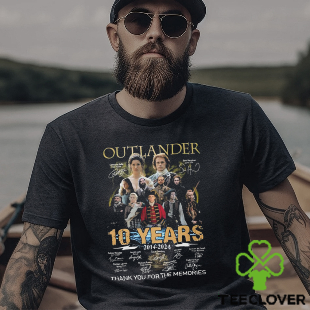 Awesome outlander 10 years 2014 2024 memories shirt Awesome outlander 10 years 2014 2024 memories shirt