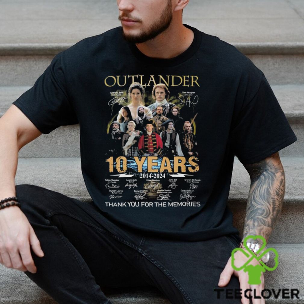 Awesome outlander 10 years 2014 2024 memories shirt Awesome outlander 10 years 2014 2024 memories shirt