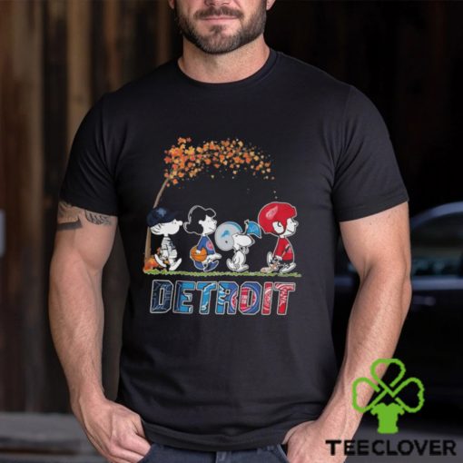 Awesome snoopy detroit sport teams hoodie, sweater, longsleeve, shirt v-neck, t-shirt