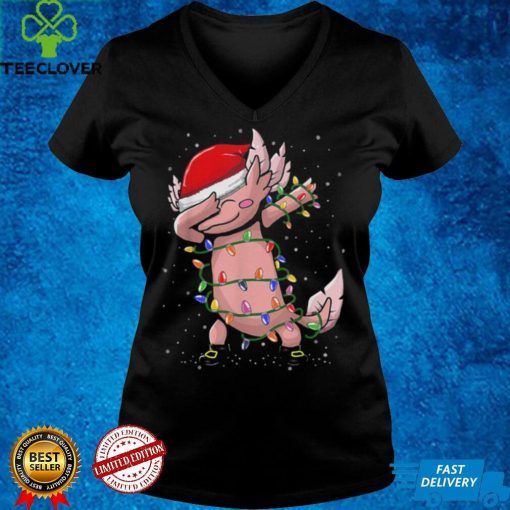 Axolotl Santa dabbing for as christmas Classic T Shirt