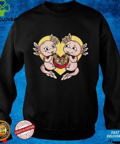 Axolotl Valentines Day shirt Kawaii Ramen Axolotl Couple T Shirt