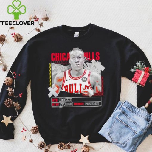 Ayo Dosunmu number 12 Chicago Bulls basketball player pose paper gift hoodie, sweater, longsleeve, shirt v-neck, t-shirt