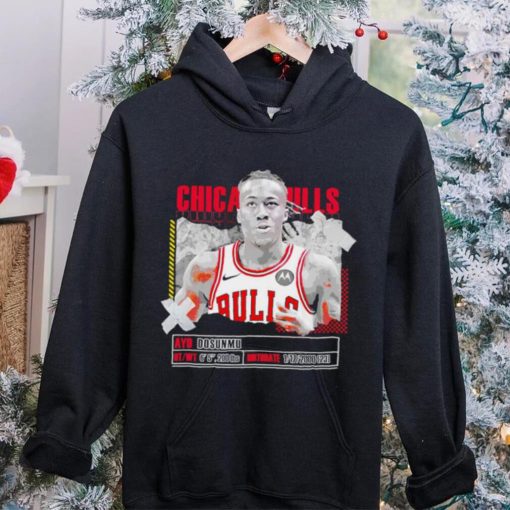 Ayo Dosunmu number 12 Chicago Bulls basketball player pose paper gift hoodie, sweater, longsleeve, shirt v-neck, t-shirt