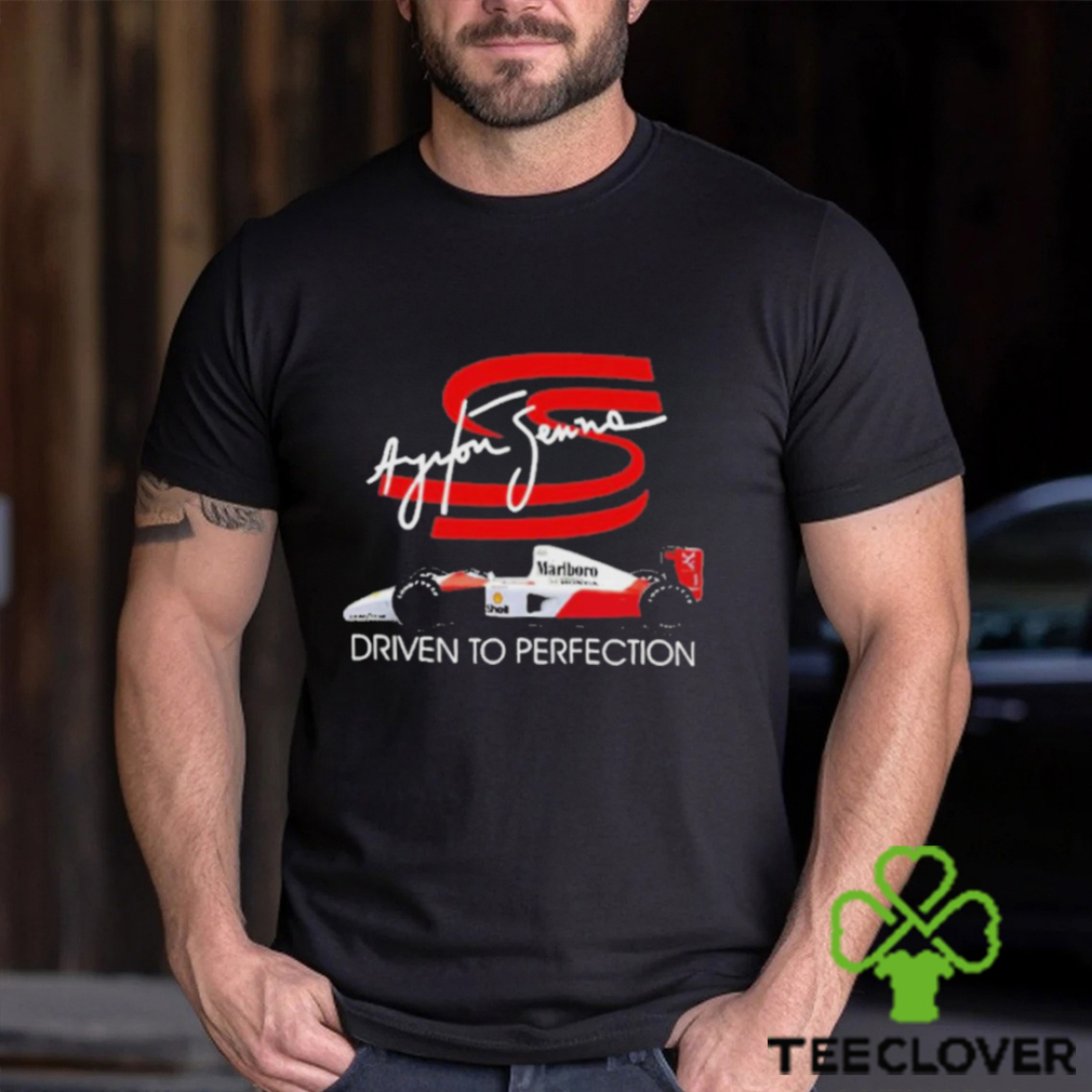 Ayrton Senna Driven To Perfection T Shirt Ayrton Senna Driven To Perfection T Shirt