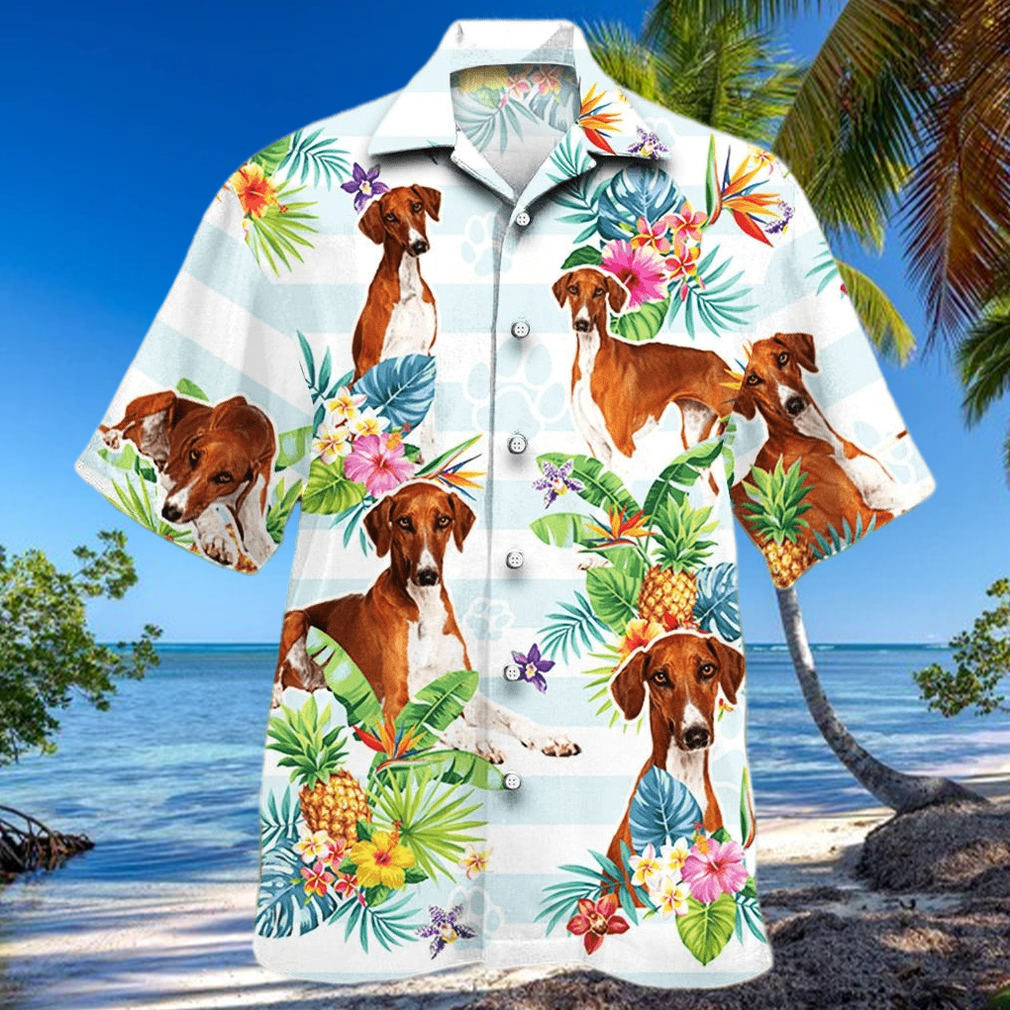 Azawakh Dog Lovers Tropical Flower Hawaiian Shirt Azawakh Dog Lovers Tropical Flower Hawaiian Shirt