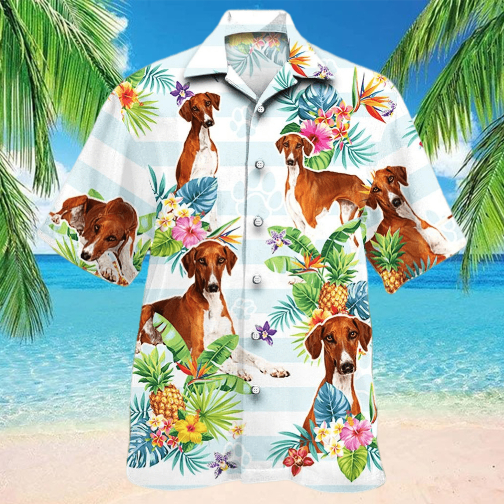 Azawakh Dog Lovers Tropical Flower Hawaiian Shirt Azawakh Dog Lovers Tropical Flower Hawaiian Shirt