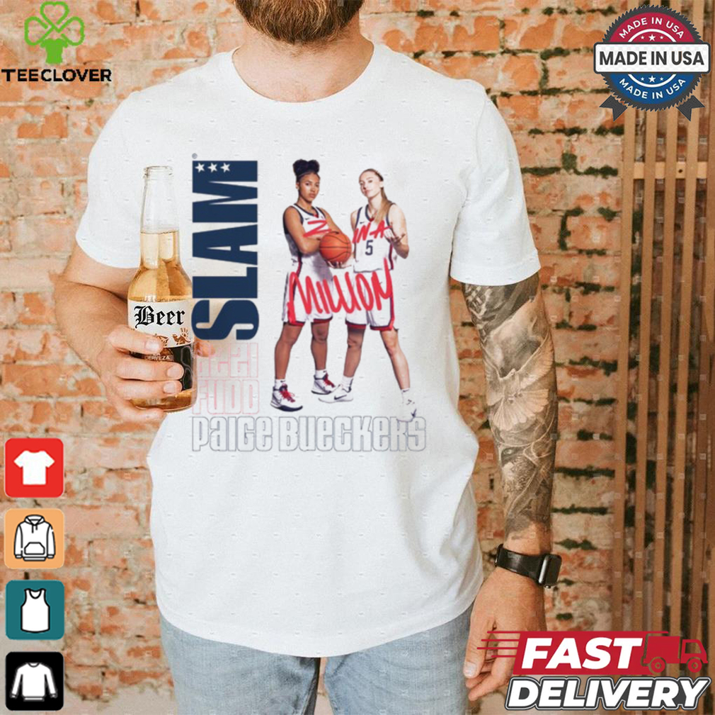 Azzi Fudd and Paige Bueckers Million Slam Cover shirt Azzi Fudd and Paige Bueckers Million Slam Cover shirt
