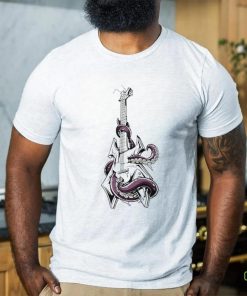 Guitar Evil Octopus art shirt