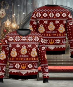 BB 8 Ugly Christmas Sweater, Star Wars Christmas Sweater