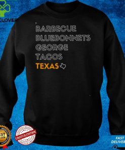 BBQ Barbecue Bluebonnets George Tacos Texas Shirt