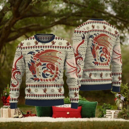 Rathalos Monster Hunter Ugly Christmas Sweater