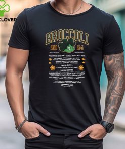 BC 24 Broccoli Boy Festival Black Lineup T Shirts 1 BC 24 Broccoli Boy Festival Black Lineup T Shirts