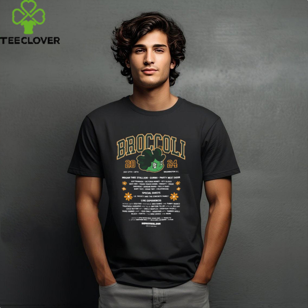 BC 24 Broccoli Boy Festival Black Lineup T Shirts BC 24 Broccoli Boy Festival Black Lineup T Shirts