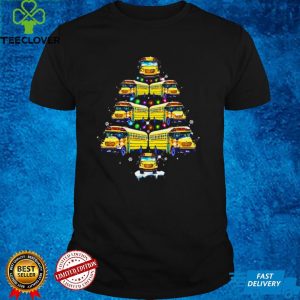 School Bus Christmas Tree Shirt