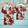 BEACH CORNELL BIG RED Hawaiian Shirt And Short Set Gift Men Women