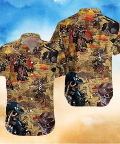 BEACH SHIRT GET NOW COWBOY SKULL HAWAIIAN SHIRT