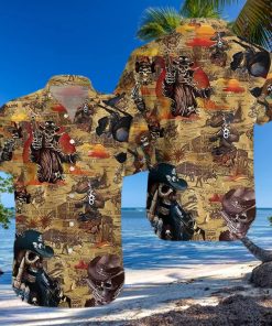 BEACH SHIRT GET NOW COWBOY SKULL HAWAIIAN SHIRT