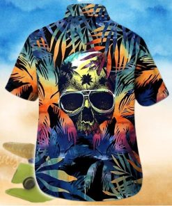 BEACH SHIRT GET NOW HAWAIIAN ALOHA SHIRTS SKULL FLOWER LEAVES 1