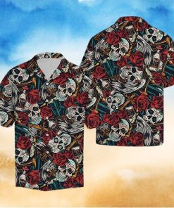 BEACH SHIRT GET NOW SKULL HAWAIIAN SHIRTS