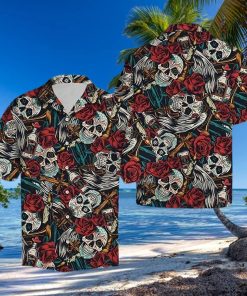 BEACH SHIRT GET NOW SKULL HAWAIIAN SHIRTS