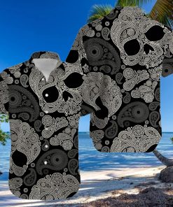 BEACH SHIRT GET NOW SKULL MANDALA HAWAIIAN ALOHA SHIRT