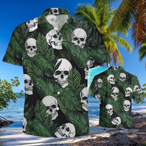 BEACH SHIRT GET NOW SKULL TROPICAL ALOHA HAWAIIAN SHIRTS