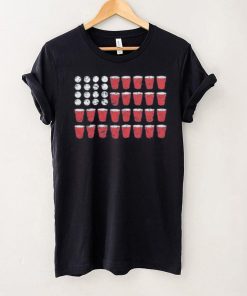 BEER PONG FLAG MEN'S TSHIRT