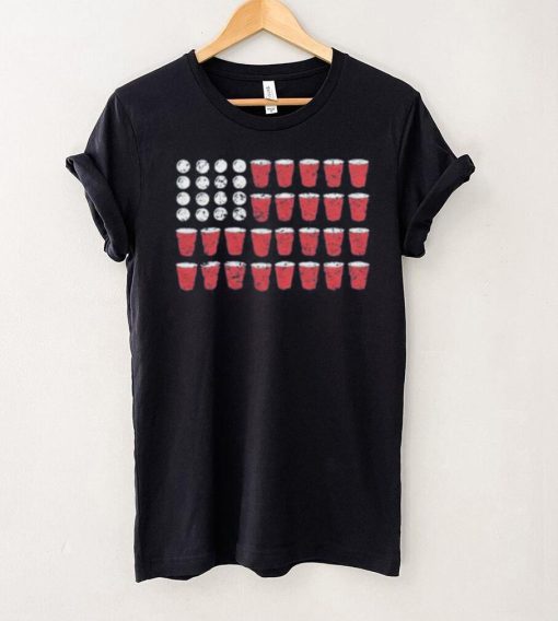 BEER PONG FLAG MEN’S TSHIRT