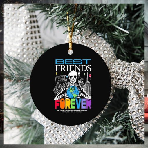 BFFS Globe Skeleton Ornament Christmas