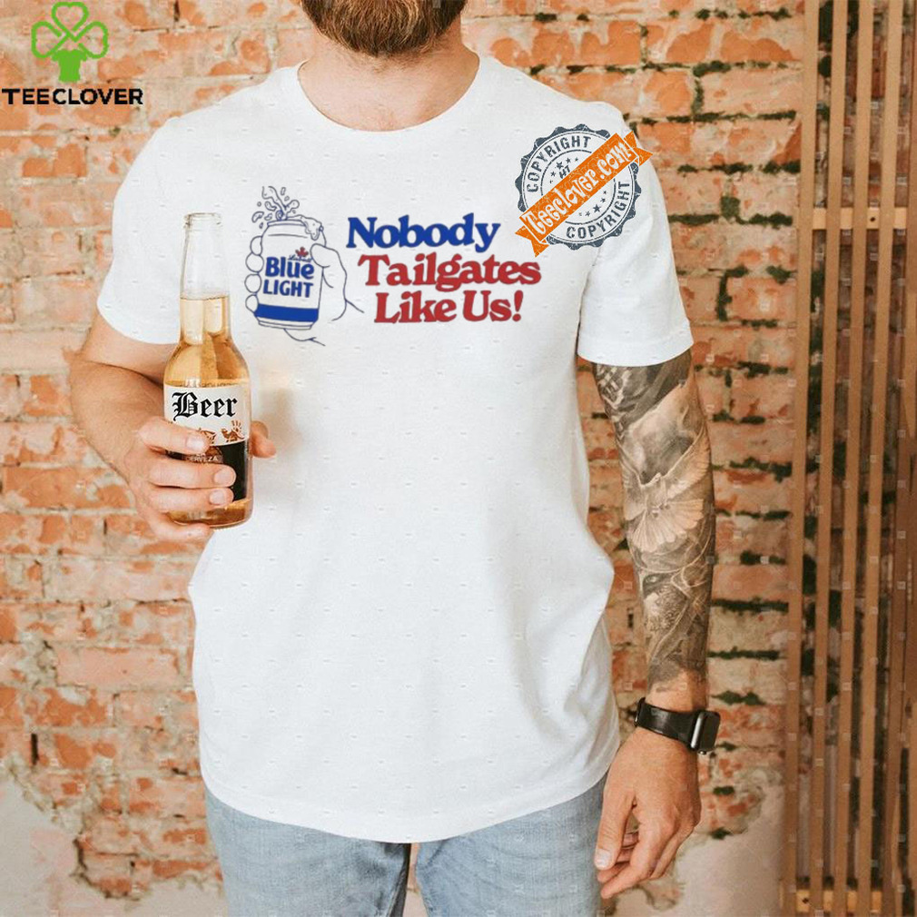 BFLO x Labatt Nobody Tailgates Like Us! White T Shirt BFLO x Labatt Nobody Tailgates Like Us! White T Shirt