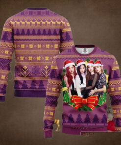 BLACKPINK KPOP Chirstmas Gifts 2024 Xmas For Family And Friends Ugly Sweater
