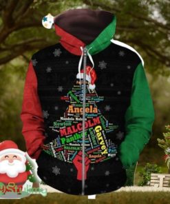 BLM – Christmas Black Power 2 Zip Hoodie 3D All Over Print