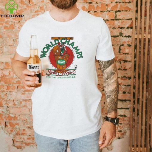 BOSTON CELTICS World Champions Mens NBA Team Ringer T Shirt