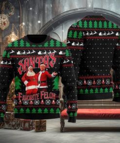 Santa’s Favorite Felon Trump Ugly Christmas Sweater