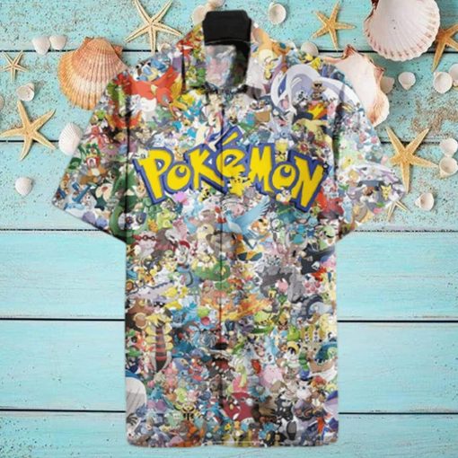 All Pocket Monsters Pokemon Hawaiian Shirt Birthday Gift For Summer Lovers