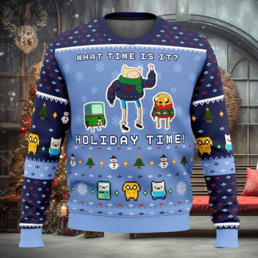 Adventure Time Christmas Time Ugly Christmas Sweater