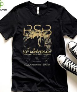 BSB Backstreet Boys 30th Anniversary 1993 2023 Signatures Thank You For The Memories Shirt