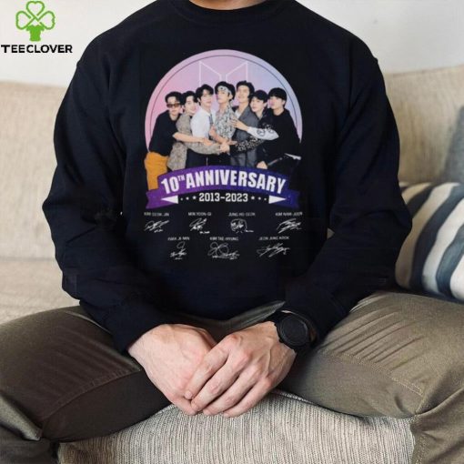 BTS 10th Anniversary 2013 2023 Signatures shirt