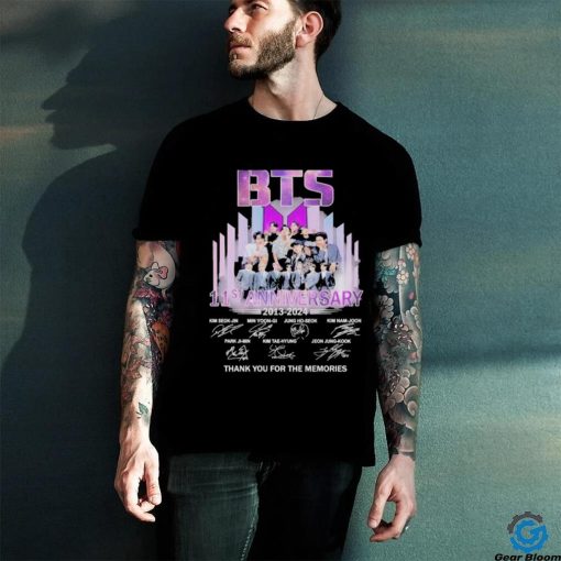 BTS 11st Anniversary Thank You For The Music And Memories T Shirt