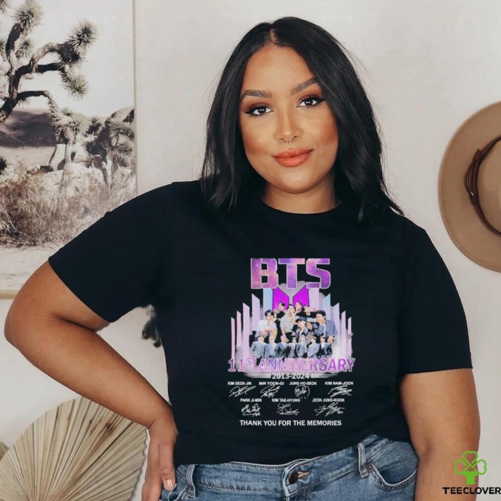 BTS 11st Anniversary Thank You For The Music And Memories T Shirt BTS 11st Anniversary Thank You For The Music And Memories T Shirt