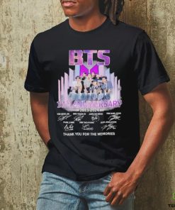 BTS 11th Anniversary 2013 2024 Thank you For The Memories T Shirt