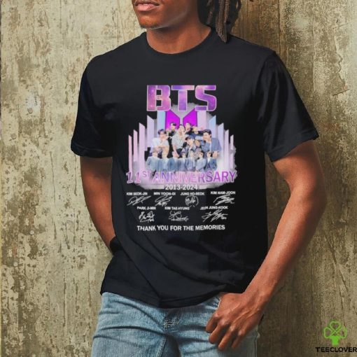 BTS 11th Anniversary 2013 2024 Thank you For The Memories T Shirt