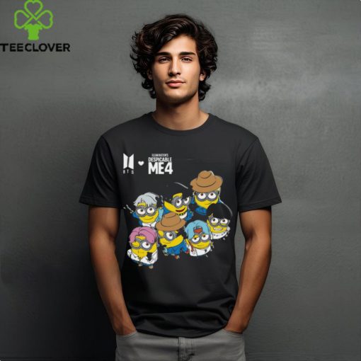 BTS X Despicable Me 4 Collaboration T Shirt