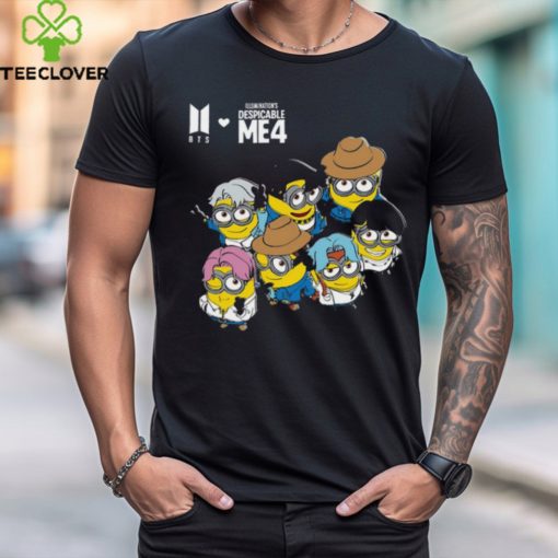 BTS X Despicable Me 4 Collaboration T Shirt