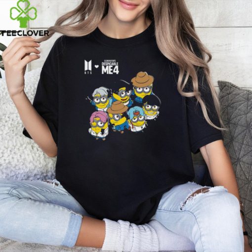 BTS X Despicable Me 4 Collaboration T Shirt