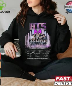 BTS thank you for the memories shirt
