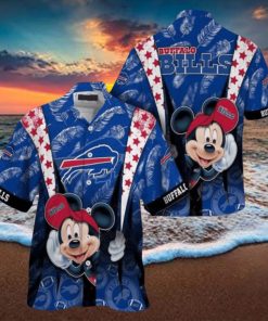 BUFFALO BILLS MICKEY MOUSE NFL HAWAIIAN SHIRT