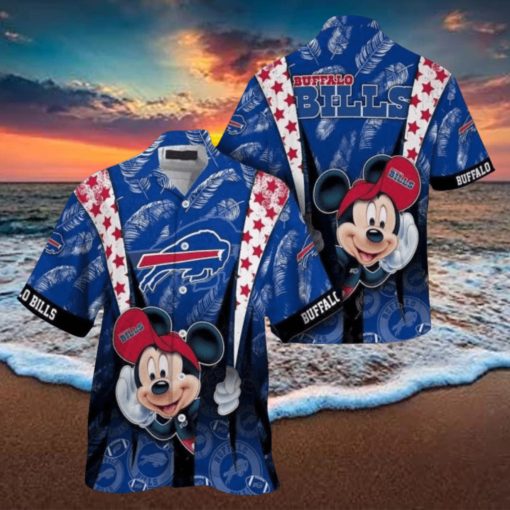 BUFFALO BILLS MICKEY MOUSE NFL HAWAIIAN SHIRT