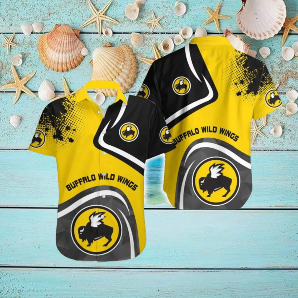 BUFFALO WILD WINGS Vibrant Brand Beach Hawaiian Shirt Men And Women Gift BUFFALO WILD WINGS Vibrant Brand Beach Hawaiian Shirt Men And Women Gift